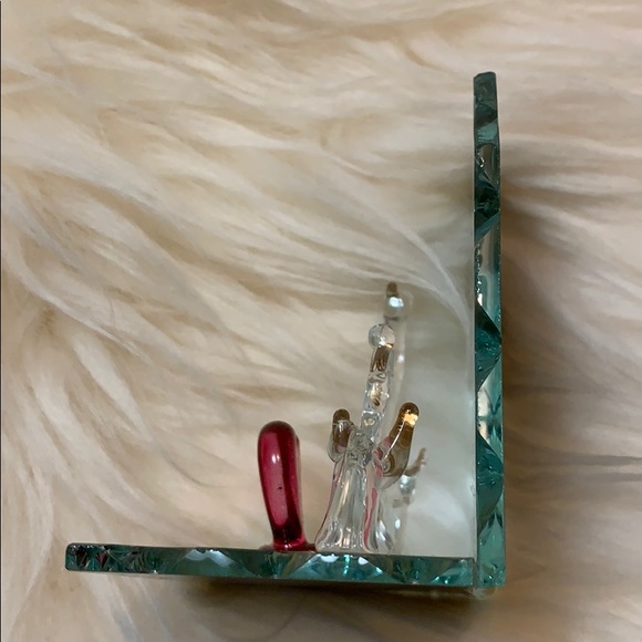 Vintage Glass swans on mirror. Valentine - Picture 8 of 10